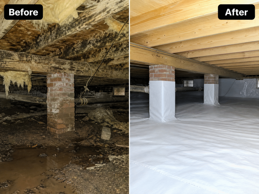 Crawl Space Mold Removal
