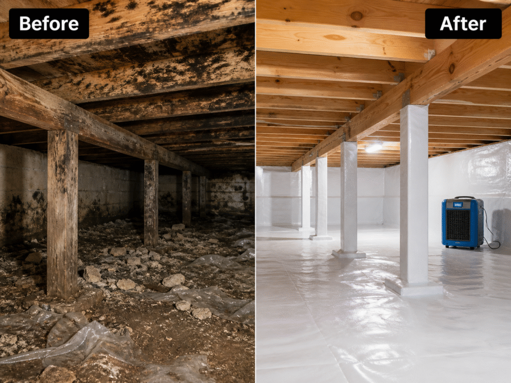 Crawl Space Mold Removal Services