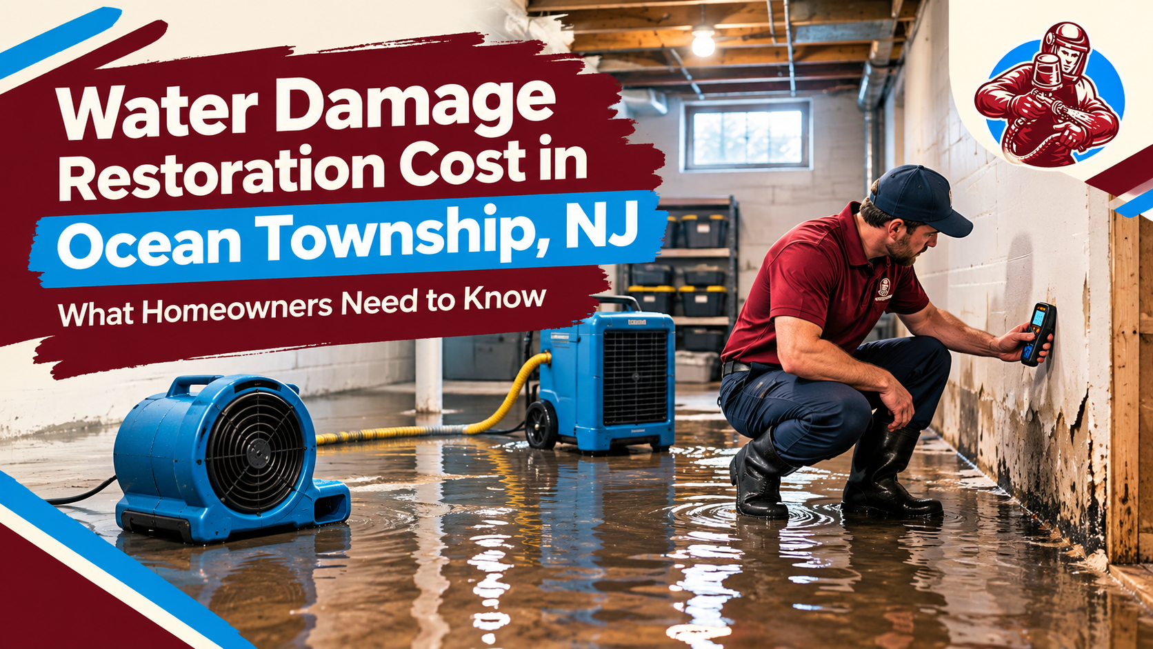 Water Damage Restoration Costs in Ocean Township