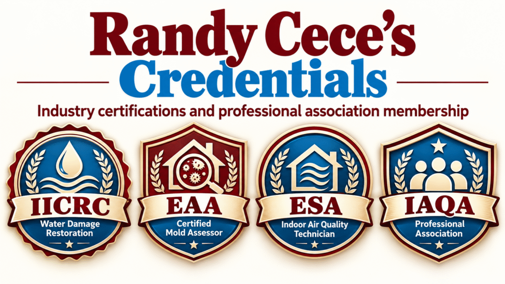 Randy Cece’s Professional Credentials Badges